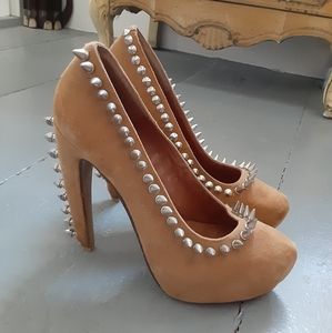 Jeffrey Campbell Ibiza Madame Tan Spike Heels - 7